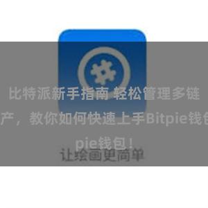 比特派新手指南 轻松管理多链资产，教你如何快速上手Bitpie钱包！