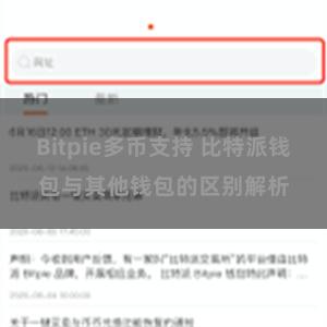 Bitpie多币支持 比特派钱包与其他钱包的区别解析