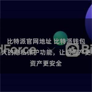 比特派官网地址 比特派钱包：强大的隐私保护功能，让您资产更安全