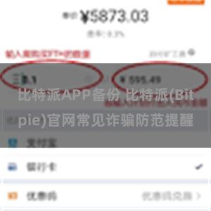 比特派APP备份 比特派(Bitpie)官网常见诈骗防范提醒