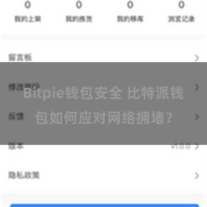 Bitpie钱包安全 比特派钱包如何应对网络拥堵？