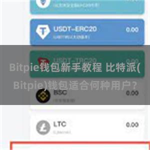 Bitpie钱包新手教程 比特派(Bitpie)钱包适合何种用户？